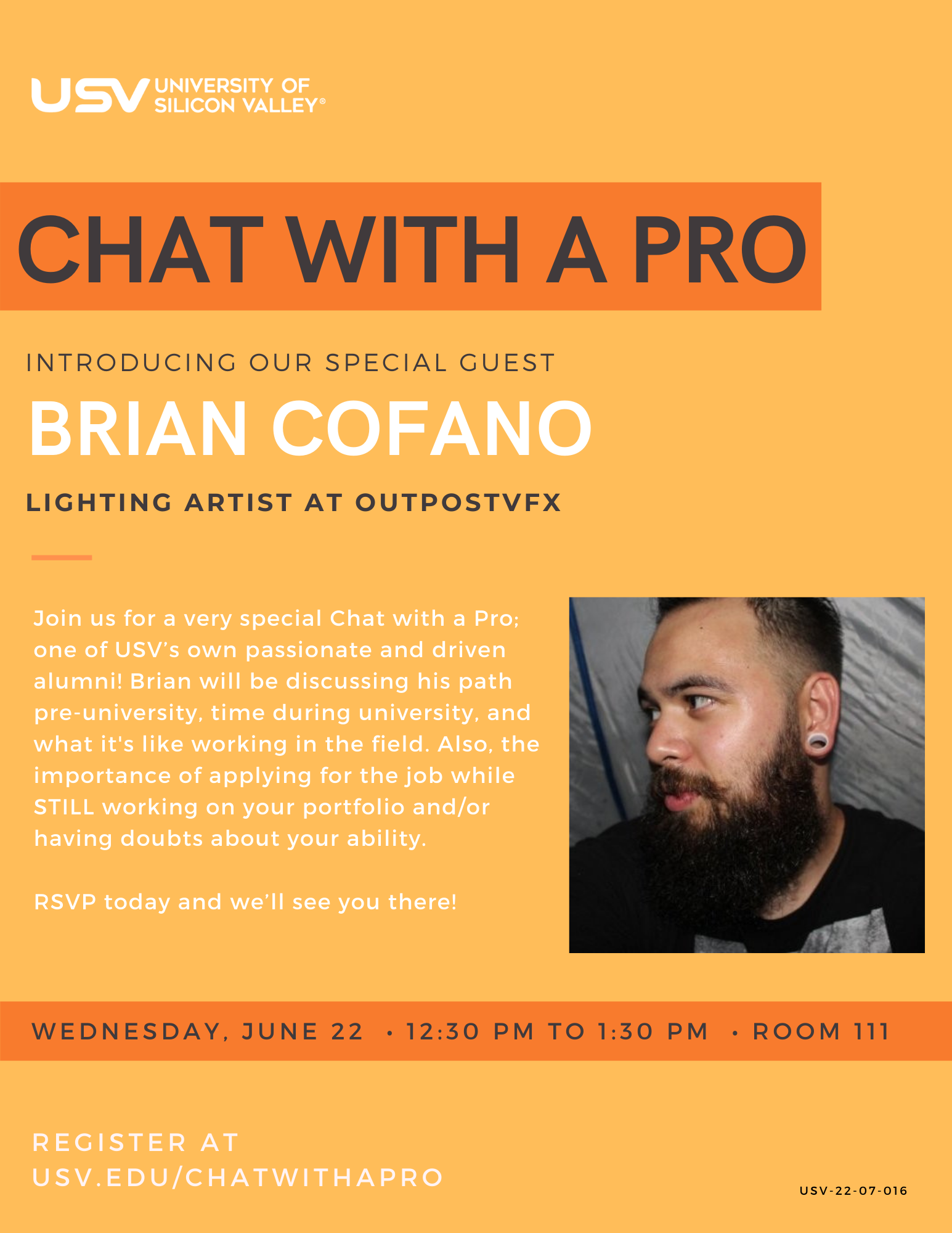 CHAT WITH A PRO - Guest Brian Cofano