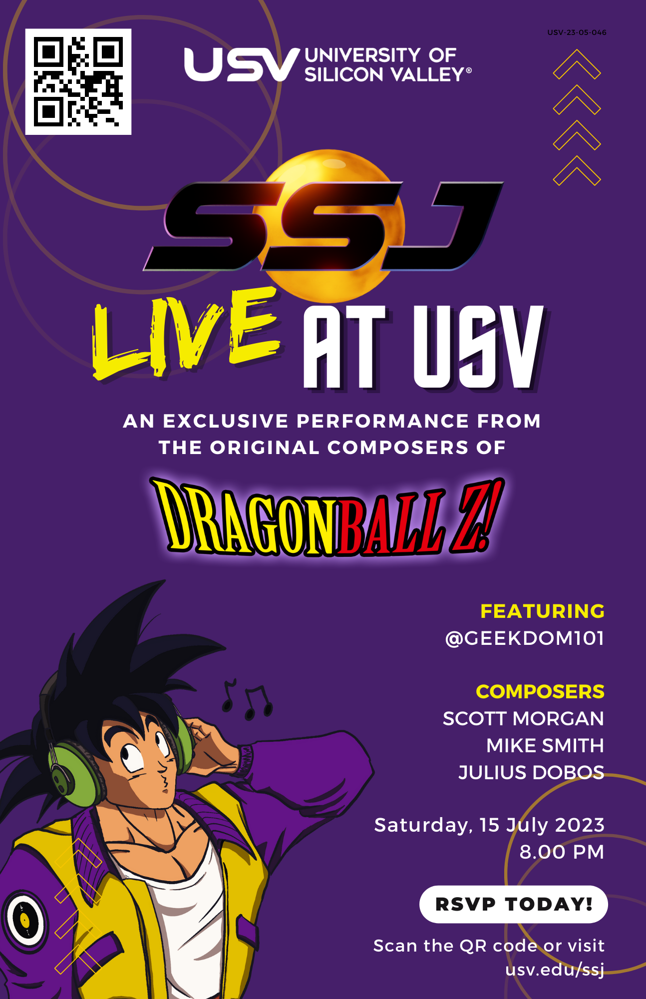 SSJ live at USV