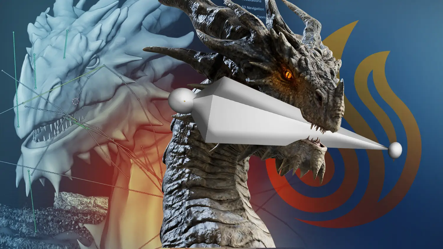 cogswell dragon for the blog What is 3D Rigging in Animation?